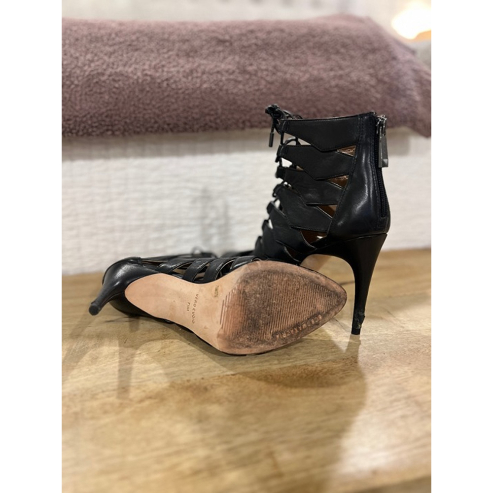 BCBG Max Azria Ma-Bren Lace Up Boots - Picture 7 of 8